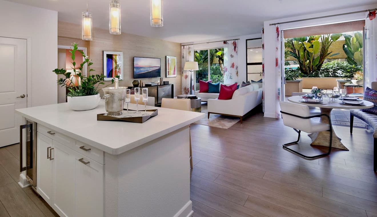 Interior views at Montecito - Villas at Playa Vista Apartment Homes in Los Angeles, CA.