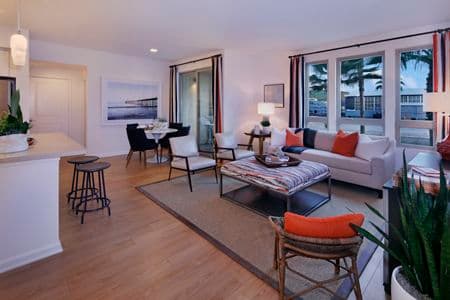 Interior view of Plan 34 at Sausalito - Villas at Playa Vista Apartment Homes in Los Angeles, CA.