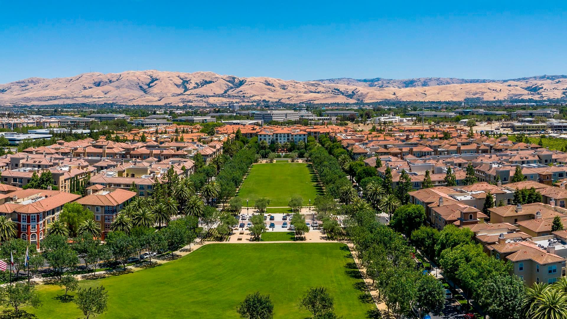 Image of North Park Aerial in San Jose, CA. 