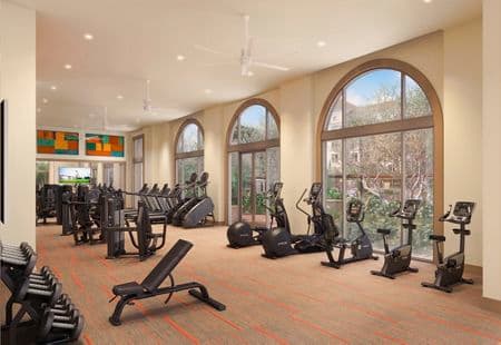 Redwood Place fitness center rendering