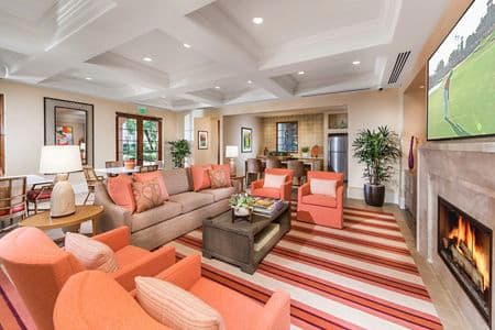Interior view of Clubhouse at Anacapa Apartment Homes in Irvine, CA.