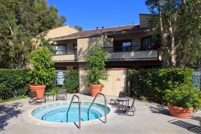 Spa view at Cedar Creek Apartment Homes in Irvine, CA.