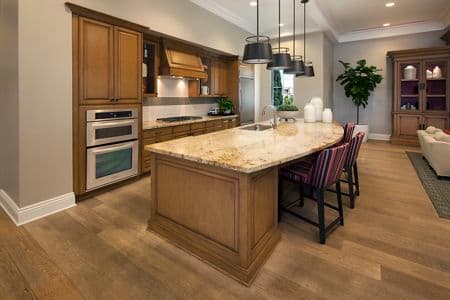 Interior view of clubhouse at Umbria Apartment Homes at Cypress Village in Irvine, CA.