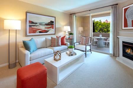 Interior view of Portola Place Apartment Homes in Irvine, CA.