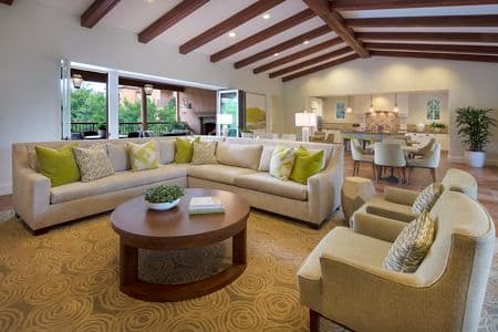 Interior view of Clubhouse at Portola Place Apartment Homes in Irvine, CA.