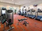 Interior view of fitness center at Somerset Apartment Homes in Irvine, CA.