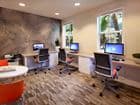 Interior view of business center at Somerset Apartment Homes in Irvine, CA.