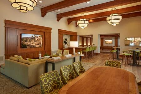 Interior view of Clubhouse at The Park at Irvine Spectrum Apartment Homes in Irvine, CA.