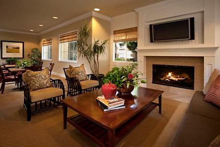 Interior view of clubhouse at Turtle Rock Canyon Apartment Homes in Irvine, CA.