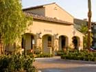 Exterior view of Woodbury Court Apartment Homes in Irvine, CA.