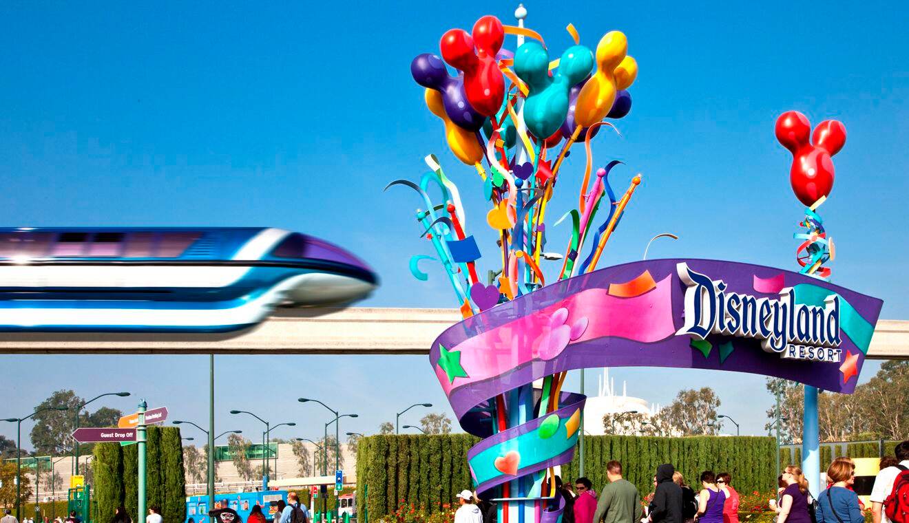 Disneyland Resort Entrance, Anaheim California