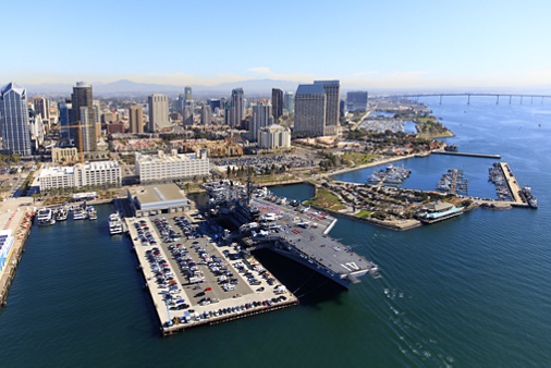 Aerial Image of Downtown San Diego, CA.