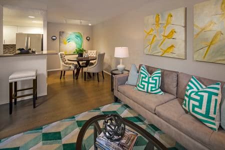Interior views of The Village Mission Valley Apartment Homes in San Diego, CA.
