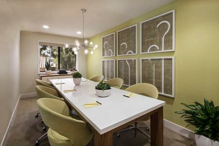 Interior view of conference room at Westwood Apartment Homes in San Diego, CA.