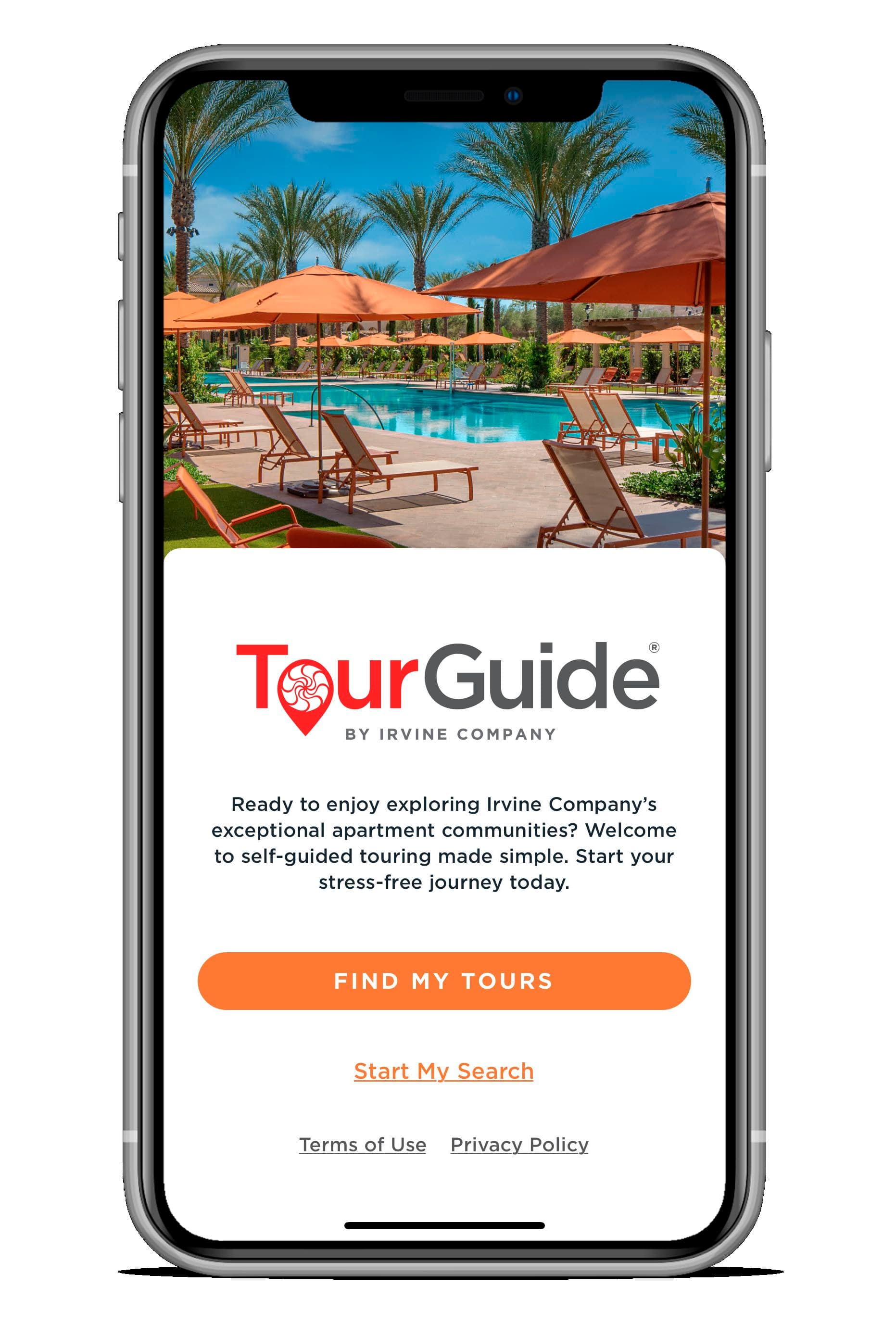First Screen of TourGuide