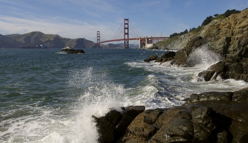 Image of Golden Gate Bridge in San Francisco, CA. 