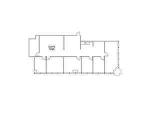 Flex+ floor plan for 11150 Santa Monica Blvd, suite 1055 in Los Angeles, CA