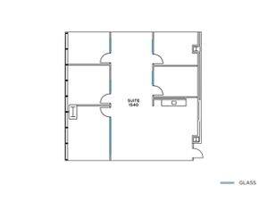 Flex+ floor plan for 400 Spectrum Center Drive, suite 1540 in Irvine, CA