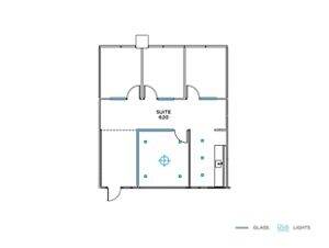 Flex+ floor plan for 660 Newport Center Drive, suite 620 in Newport Beach, CA