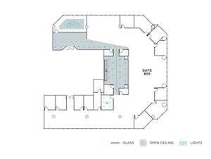 Flex+ floorplan for 18200 Von Karman, suite 800 in Irvine, CA.