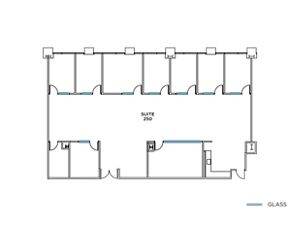 Flex+ floor plan for 2855 Michelle Drive, suite 250 in Irvine, CA