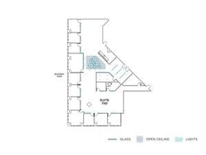 Flex+ floorplan of 19900 MacArthur Blvd, suite 750 in Irvine, CA.