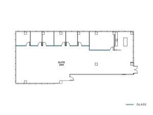 Flex+ floorplan for 3131 Camino Del Rio, suite 200 in San Diego, CA.