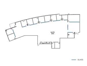 Flex+ floor plan for 3570 Carmel Mountain Road, suite 300 in San Diego, CA