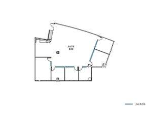 Flex+ floor plan for 3570 Carmel Mountain Road, suite 340 in San Diego, CA