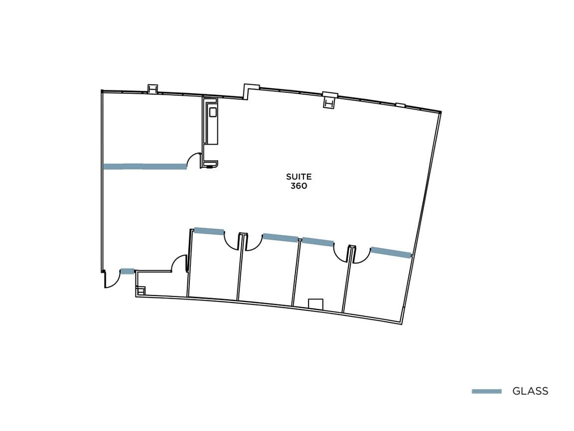 Flex+ floor plan for 3570 Carmel Mountain Road, suite 360 in San Diego, CA