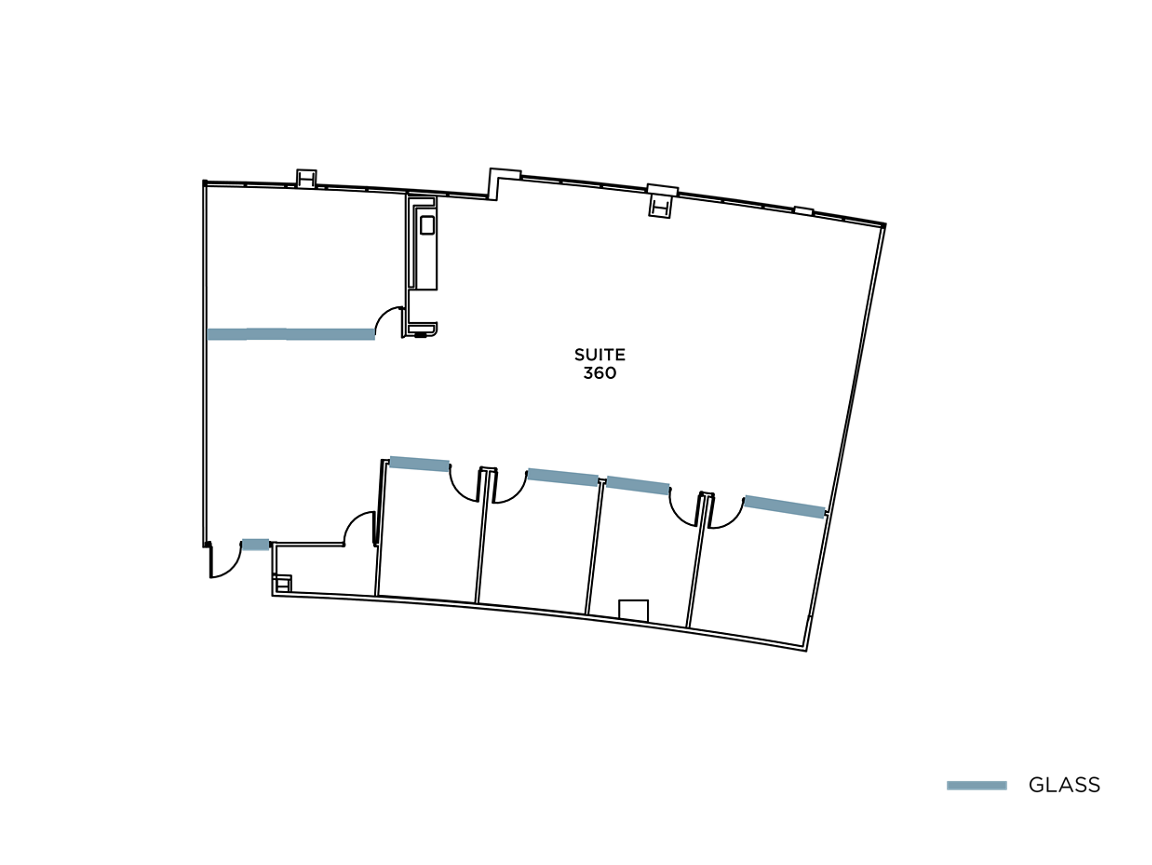 Flex+ floor plan for 3570 Carmel Mountain Road, suite 360 in San Diego, CA