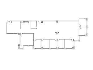 Flex+ floor plan for 10590 West Ocean Air Drive, suite 2301 in San Diego, CA.