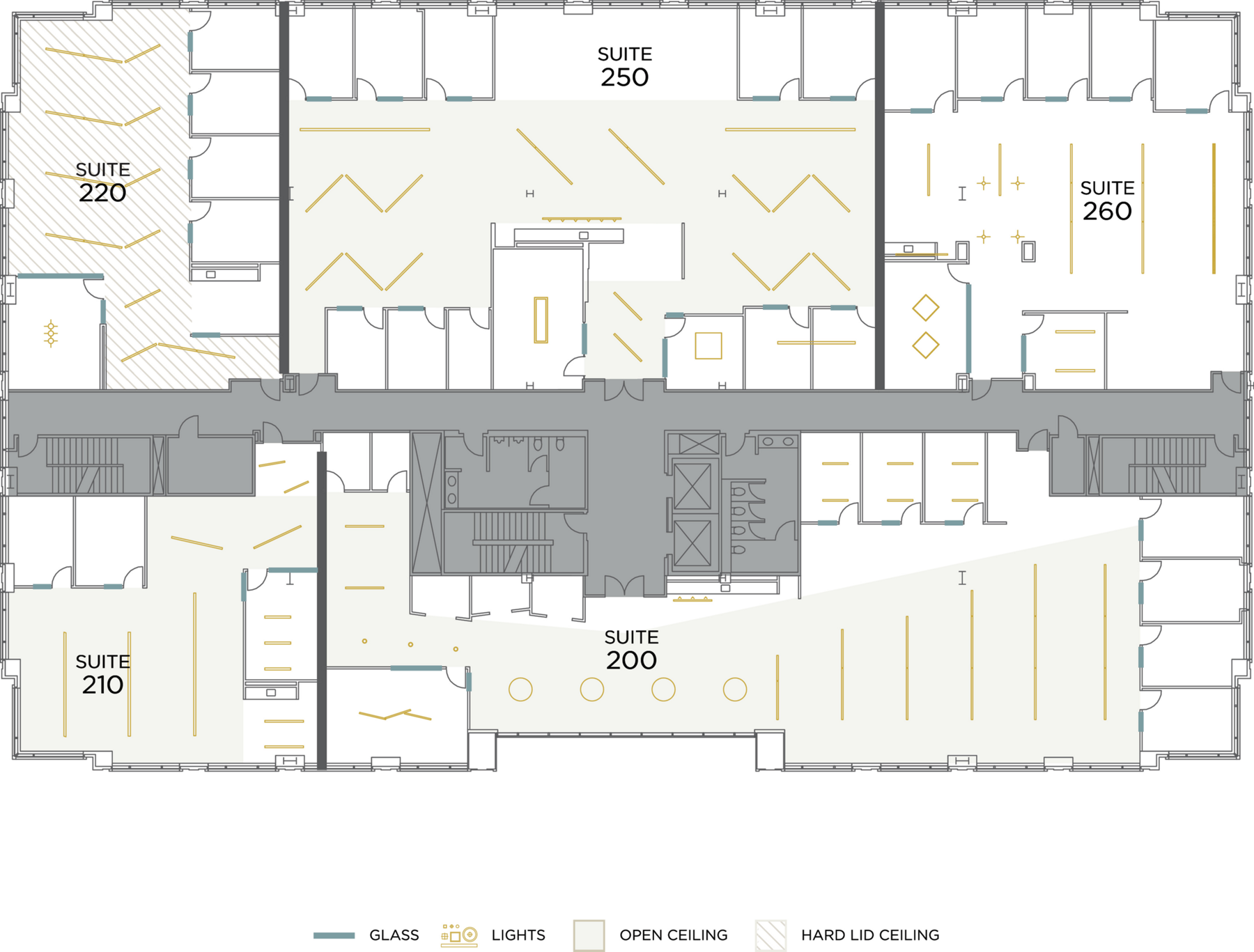 Flex+ floor plan for 5281 California, suite 210 in Irvine, CA.