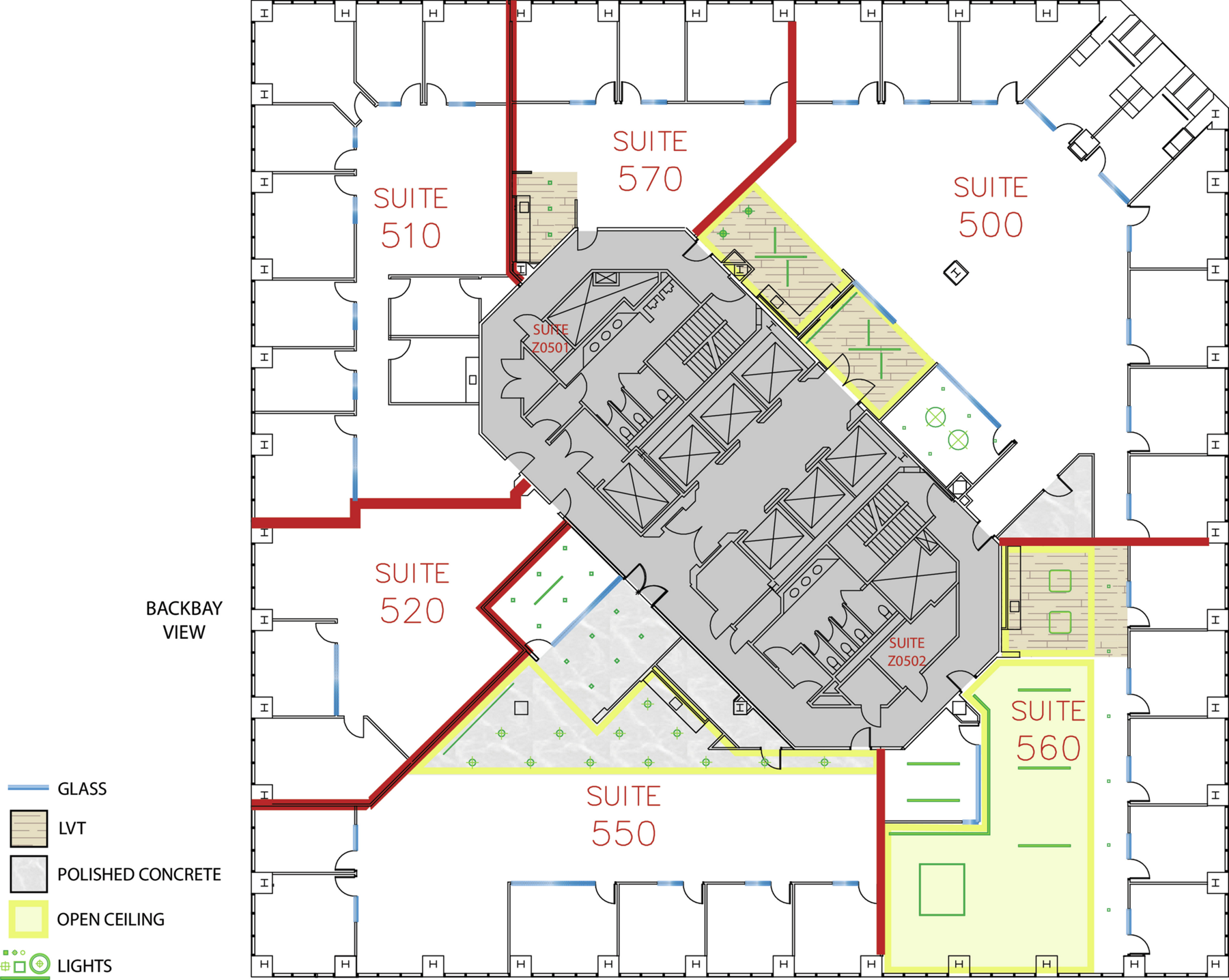 Flex+ floor plan for 19800 MacArthur Boulevard, suite 500 in Newport, CA