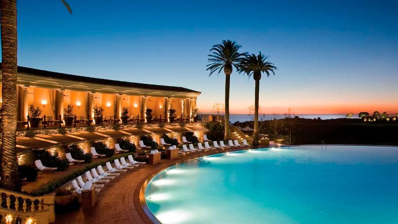 Photography of the coliseum pool at The Resort at Pelican Hill in Newport Beach, CA