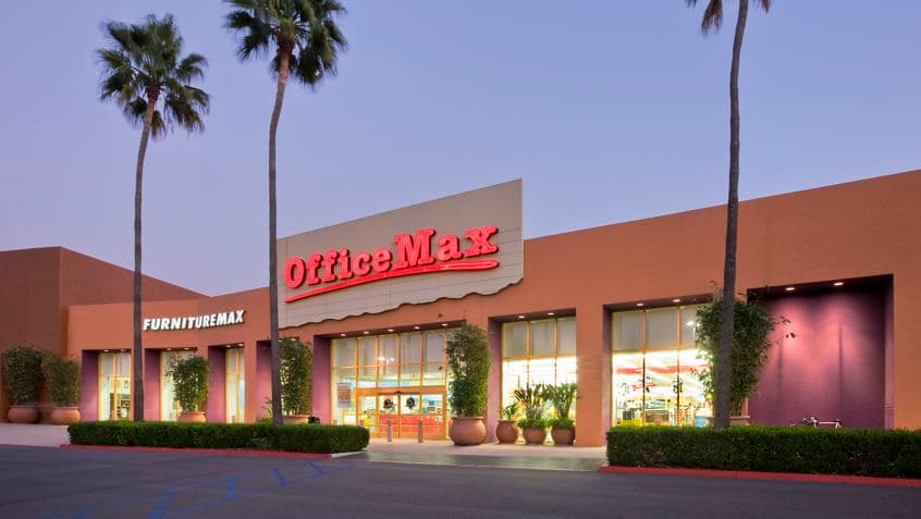 Photography of the retail shopping center, The Market Place in Irvine, CA