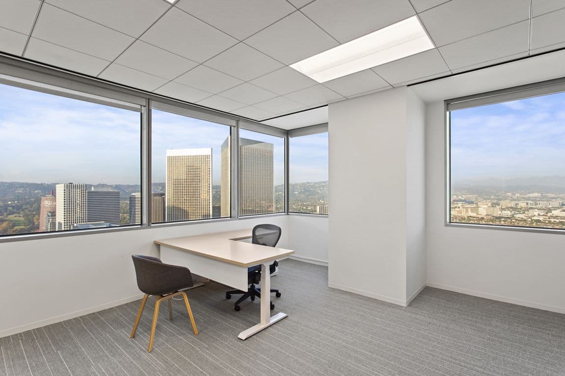 Interior photography of suite 2480 at 2121 Avenue of the Stars in Los Angeles, CA.