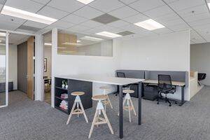 Interior view of Flex Workspace+ Suite 450 at 11150 Santa Monica Blvd in Westwood Gateway, in West Lost Angeles, California.