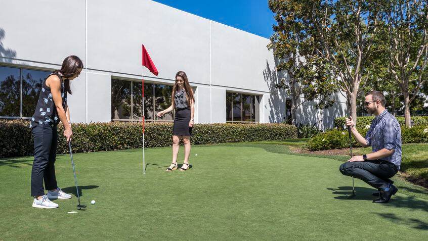 Photography of putting green at Camelback, Newport Beach, Ca