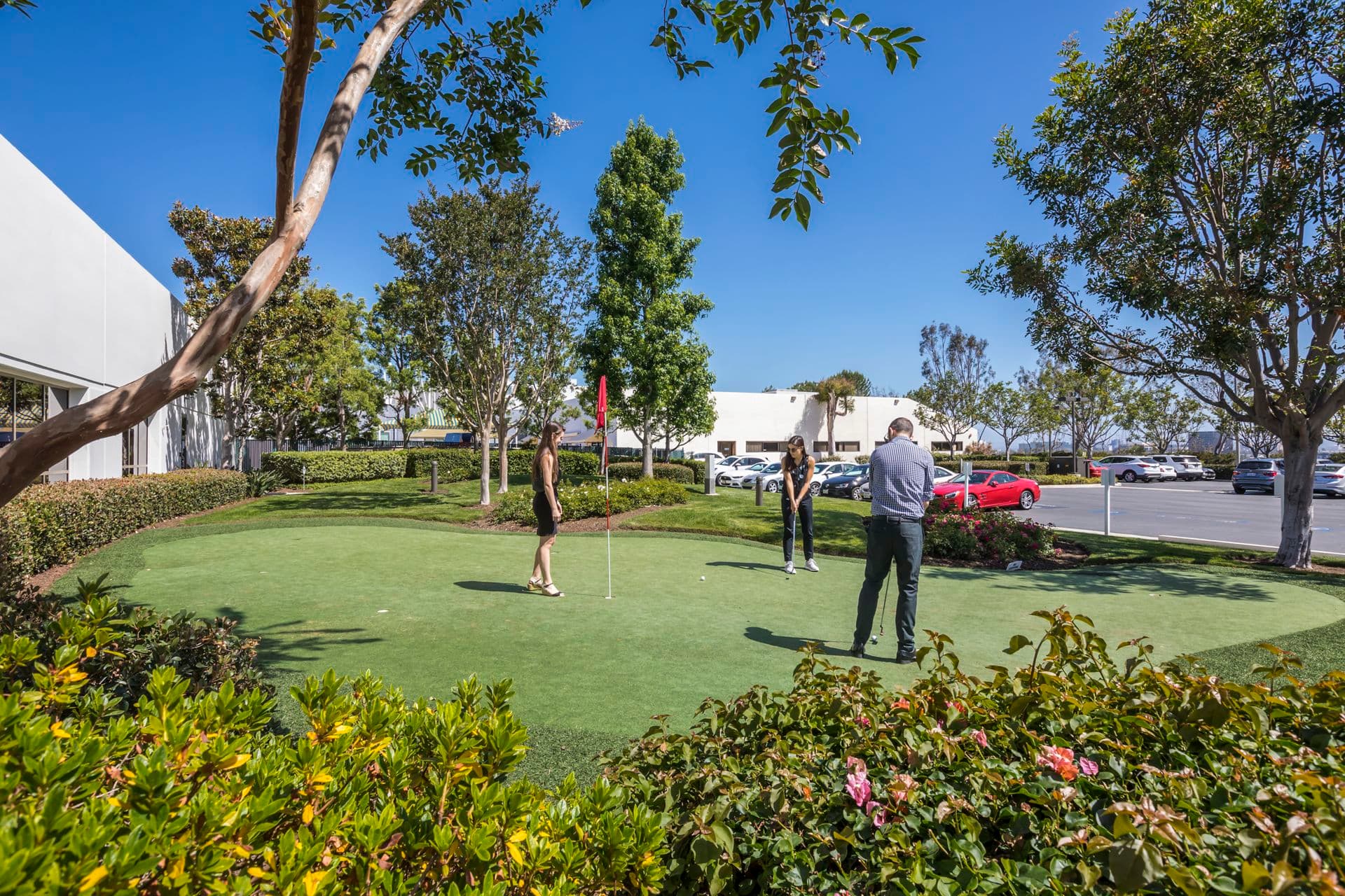 Photography of putting green at Camelback, Newport Beach, Ca