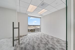 Interior photography of Flex+ suite 1650 at 4695 MacArthur Court in Irvine, CA.