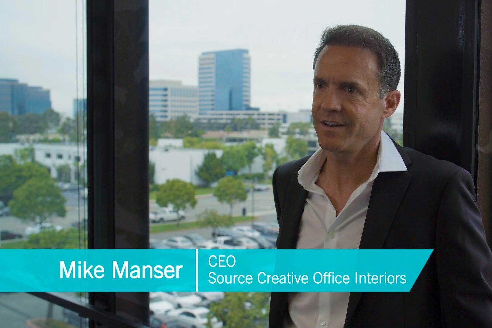 Video testimonial preview for The Launch featuring Mike Manser, CEO of Source Creative Office Interiors located in Irvine, CA.