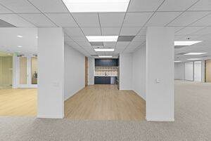 Interior photography of flex suite 300 at 100 Spectrum Center Drive in Irvine, CA