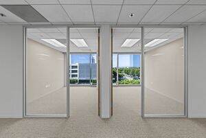 Interior photography of flex suite 300 at 100 Spectrum Center Drive in Irvine, CA