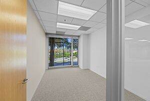 Interior photography of flex suite 300 at 100 Spectrum Center Drive in Irvine, CA
