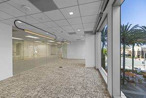 Interior photography of flex suite 300 at 100 Spectrum Center Drive in Irvine, CA