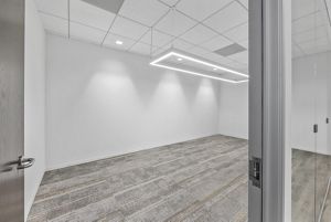 Interior photography of suite 450 at 100 Spectrum Center Drive in Irvine, CA.