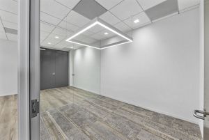 Interior photography of suite 450 at 100 Spectrum Center Drive in Irvine, CA.