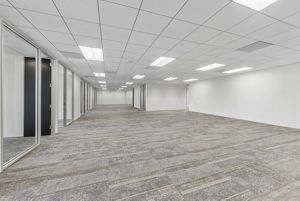 Interior photography of suite 450 at 100 Spectrum Center Drive in Irvine, CA.