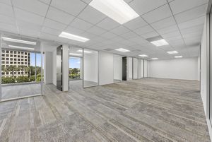 Interior photography of suite 450 at 100 Spectrum Center Drive in Irvine, CA.